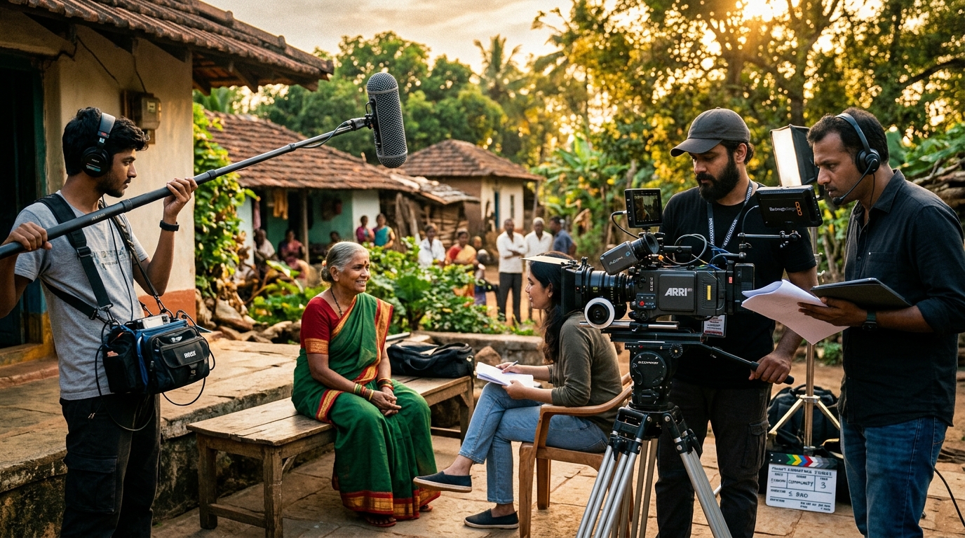 Stree Power House Documentary Crew on Location